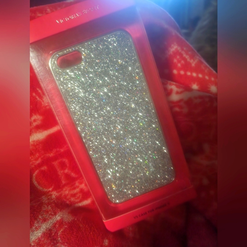Glitter Silver Phone Case
